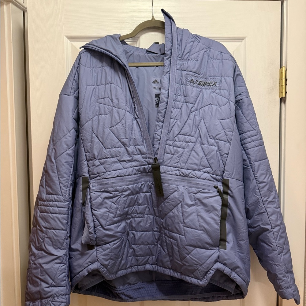 Adidas Lavender Quilted Pullover